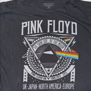 Pink Floyd Black Graphic Tee
